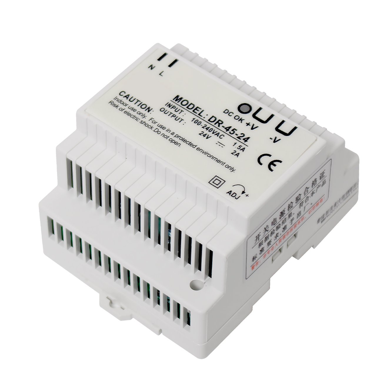 Din Rail DR-45W power supply Plastic appearance - Image 2