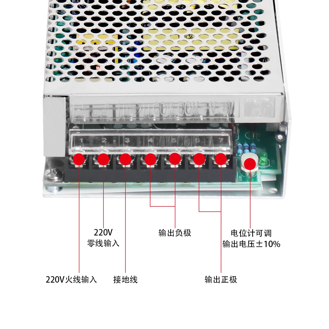 S-150W ACDC switching power supply 6.25A-12.5A - Image 5