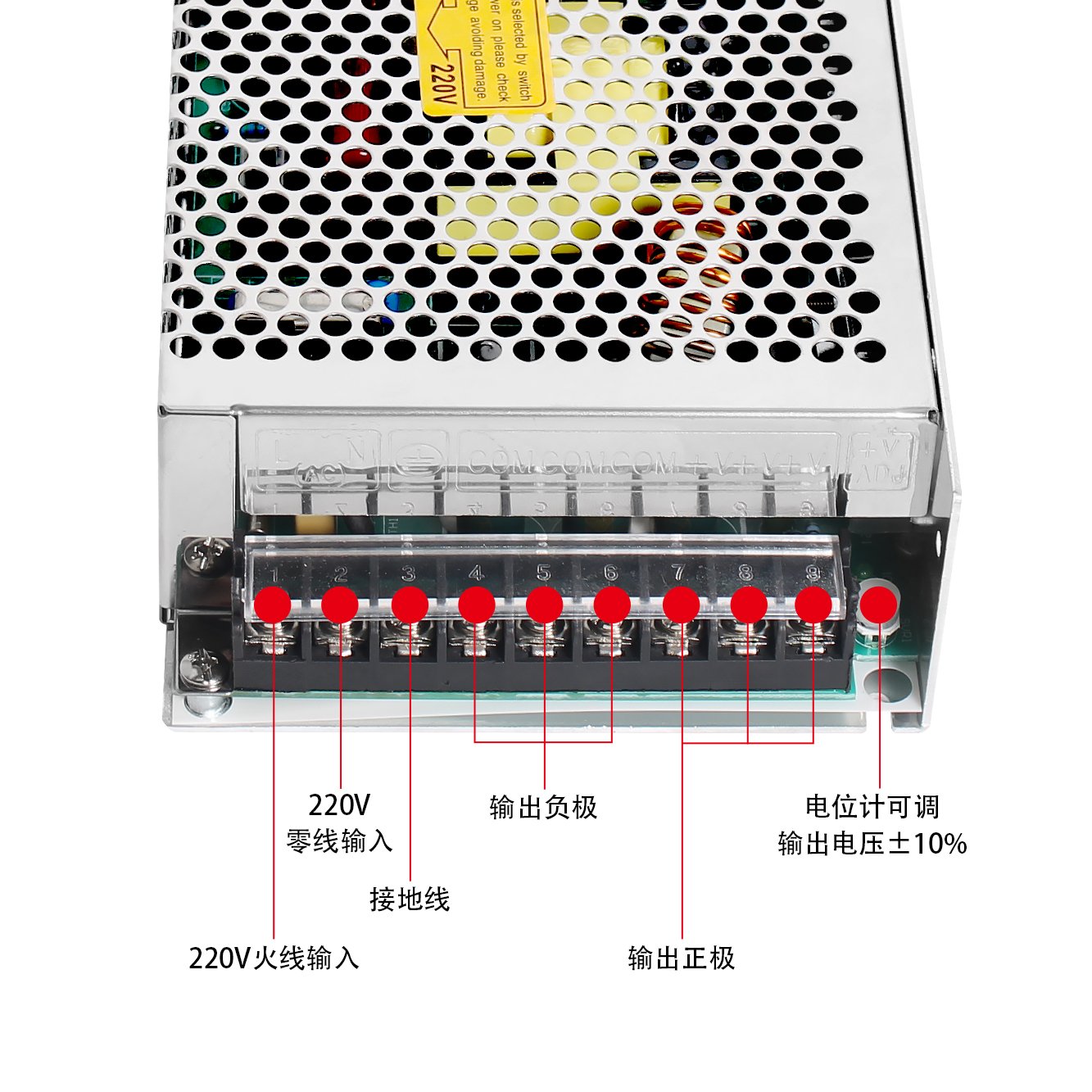 S-200W ACDC switching power supply 8.3A-16.6A - Image 5