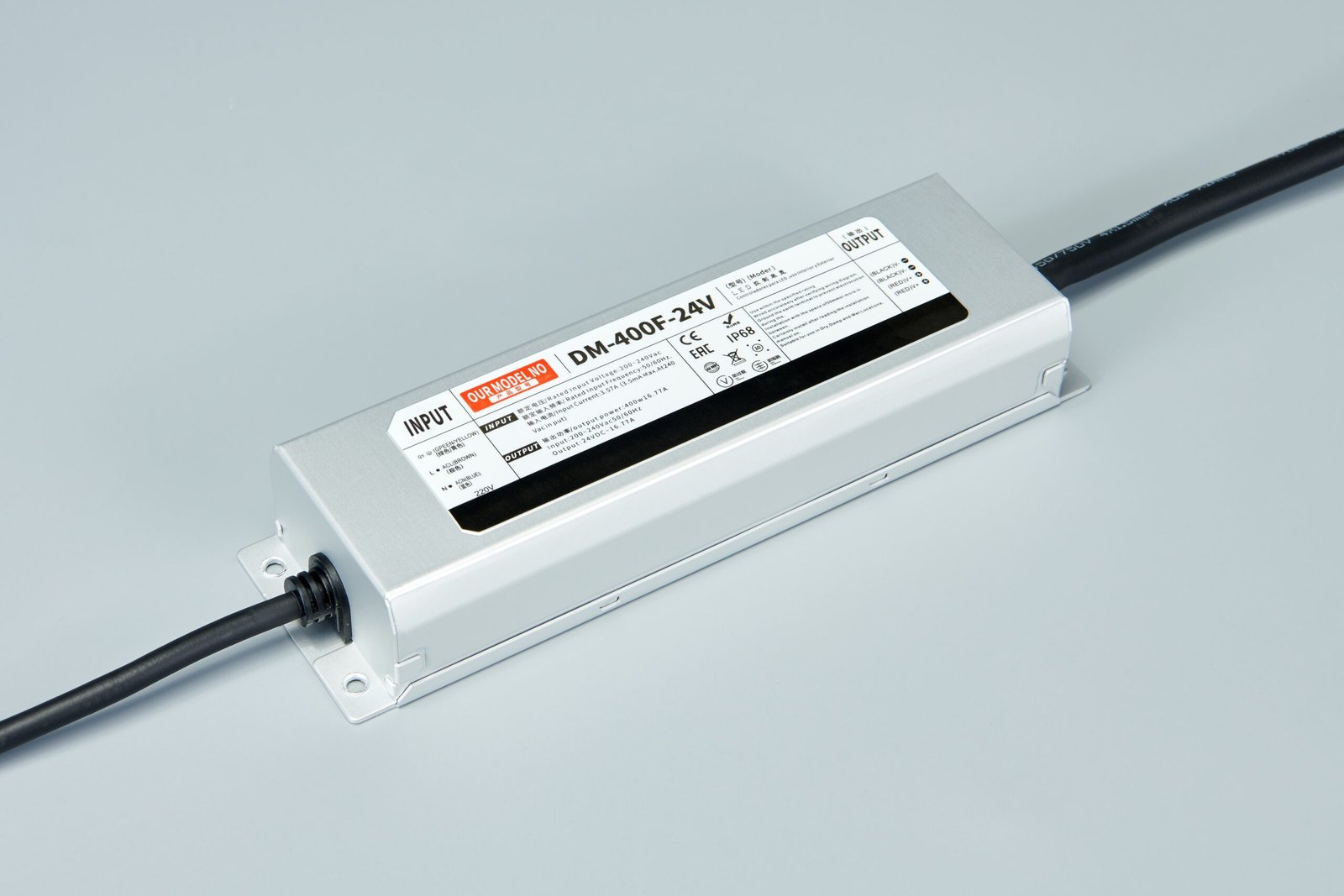 Waterproof IP67 LPV-400W outdoor power supply