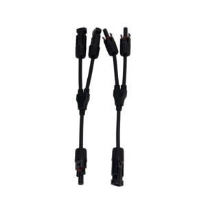 MC4 PV Connector T/Y Branch Male & Female DC Power Plug with Copper Core Snap-in Coupler