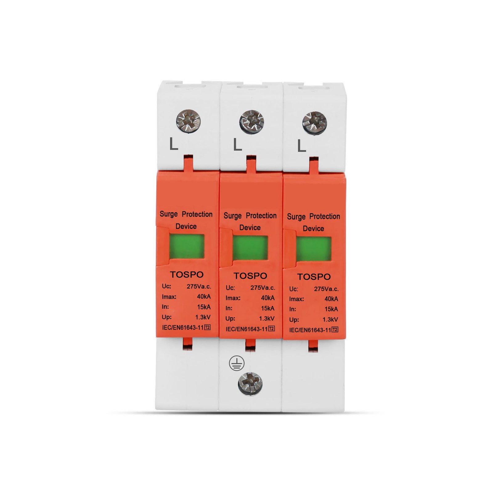 Best Industrial Surge Protector T2 2P 3P 4P 60kA 220V 500V 1000V AC/DC SPD Surge Protection Device - Image 5