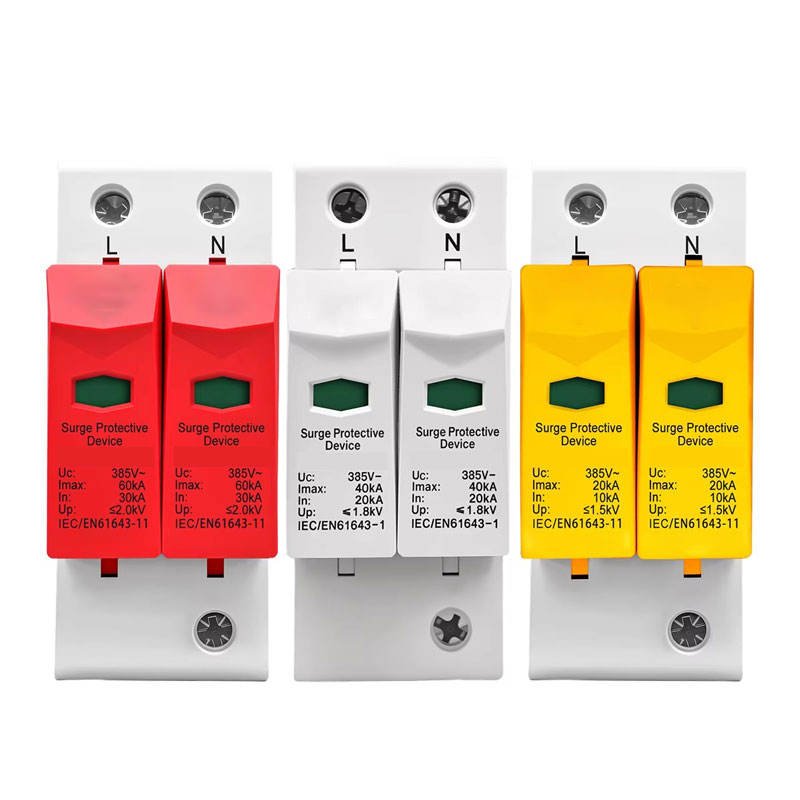 Best Industrial Surge Protector T2 2P 3P 4P 60kA 220V 500V 1000V AC/DC SPD Surge Protection Device - Image 6